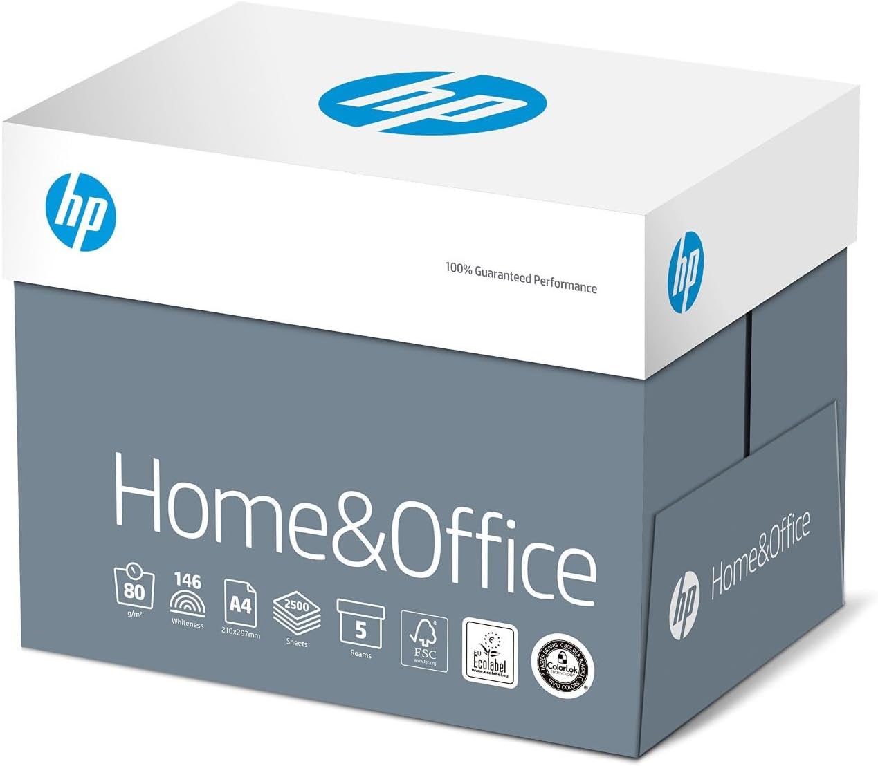 HP Home and Office A4 White 5 Packs of 500 Sheets
