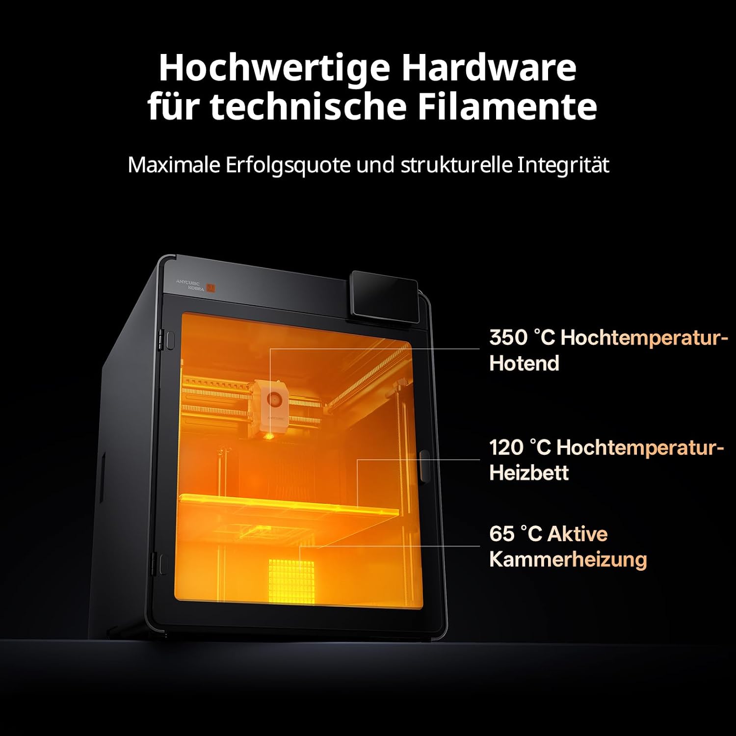 Anycubic Kobra S1 Max Combo 3D Printer Large, Print Size 350x350x350 mm – Bild 4