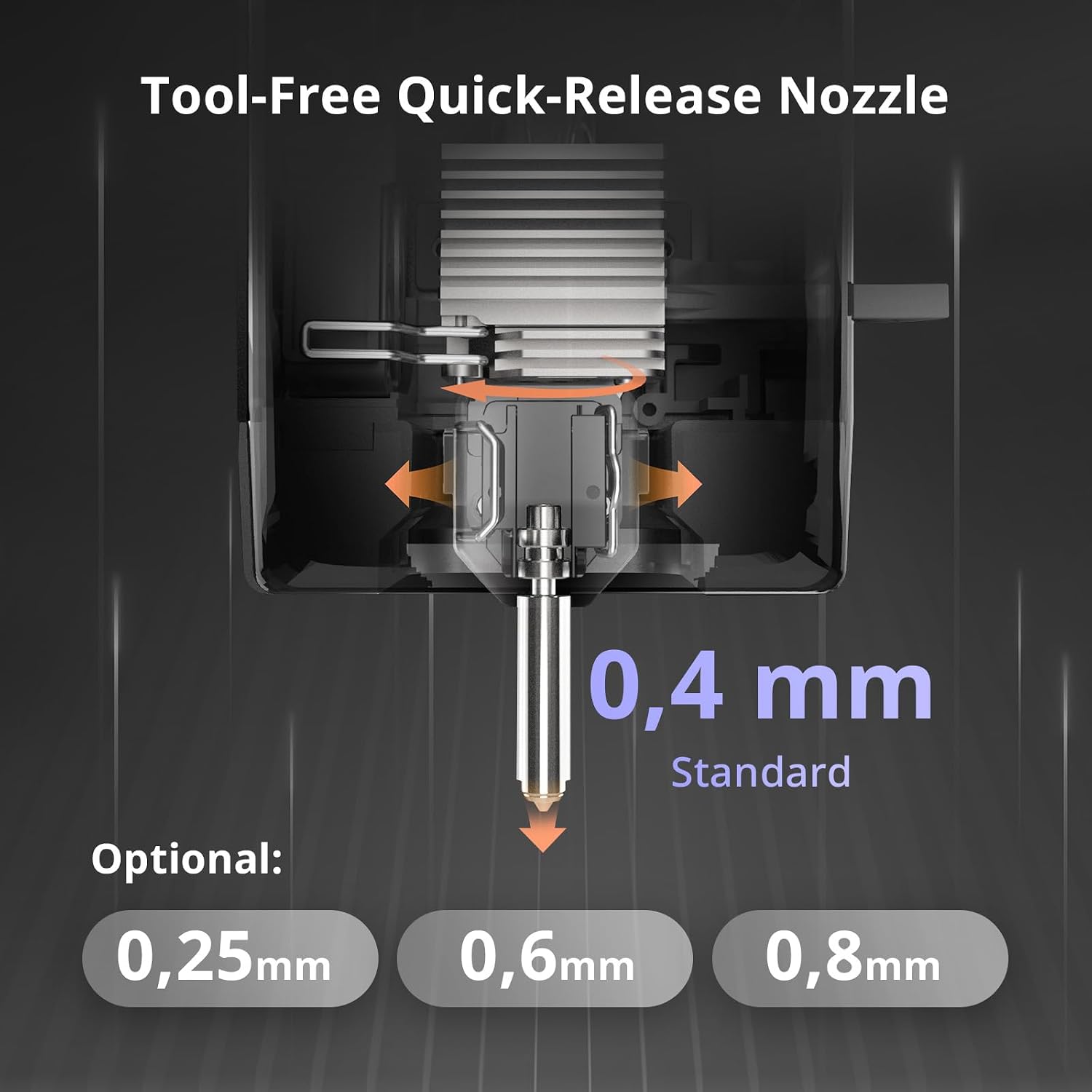 Anycubic Kobra X 3D printer, 300°C Hotend Multi-color Printing – Bild 9
