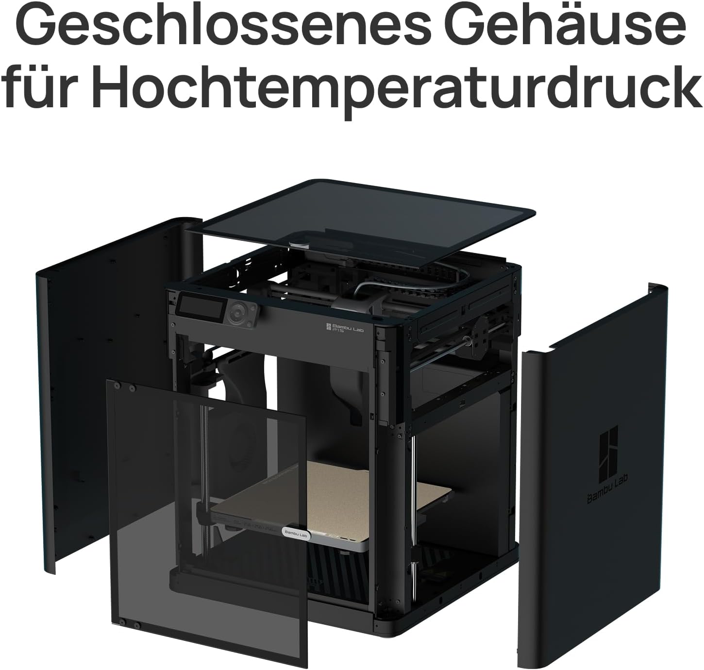 Bambu Lab P1S 3D Printer Car Bed Levelling High Precision Printing – Bild 4