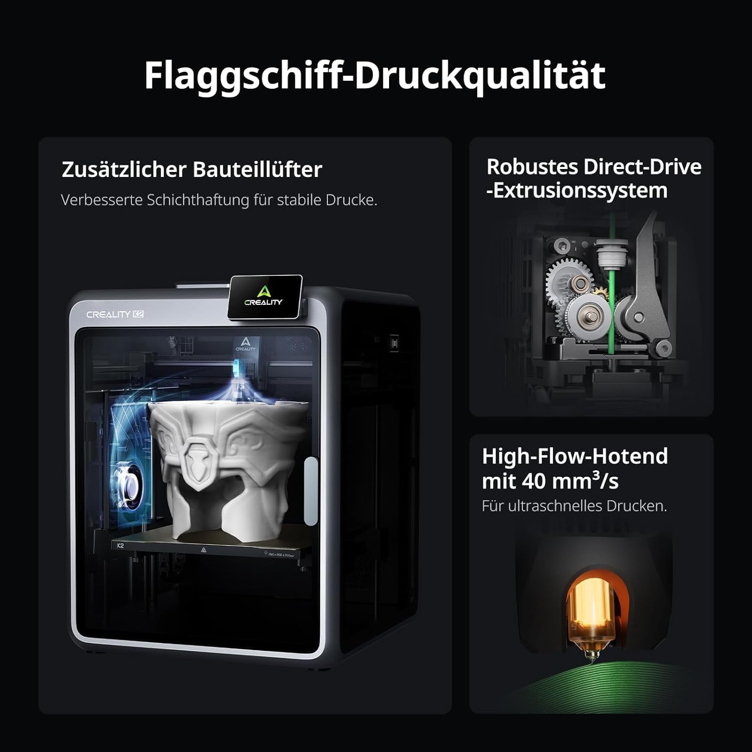 Creality K2 Combo (A) 3D Printer with CFS | Multicoloured Printing – Bild 4