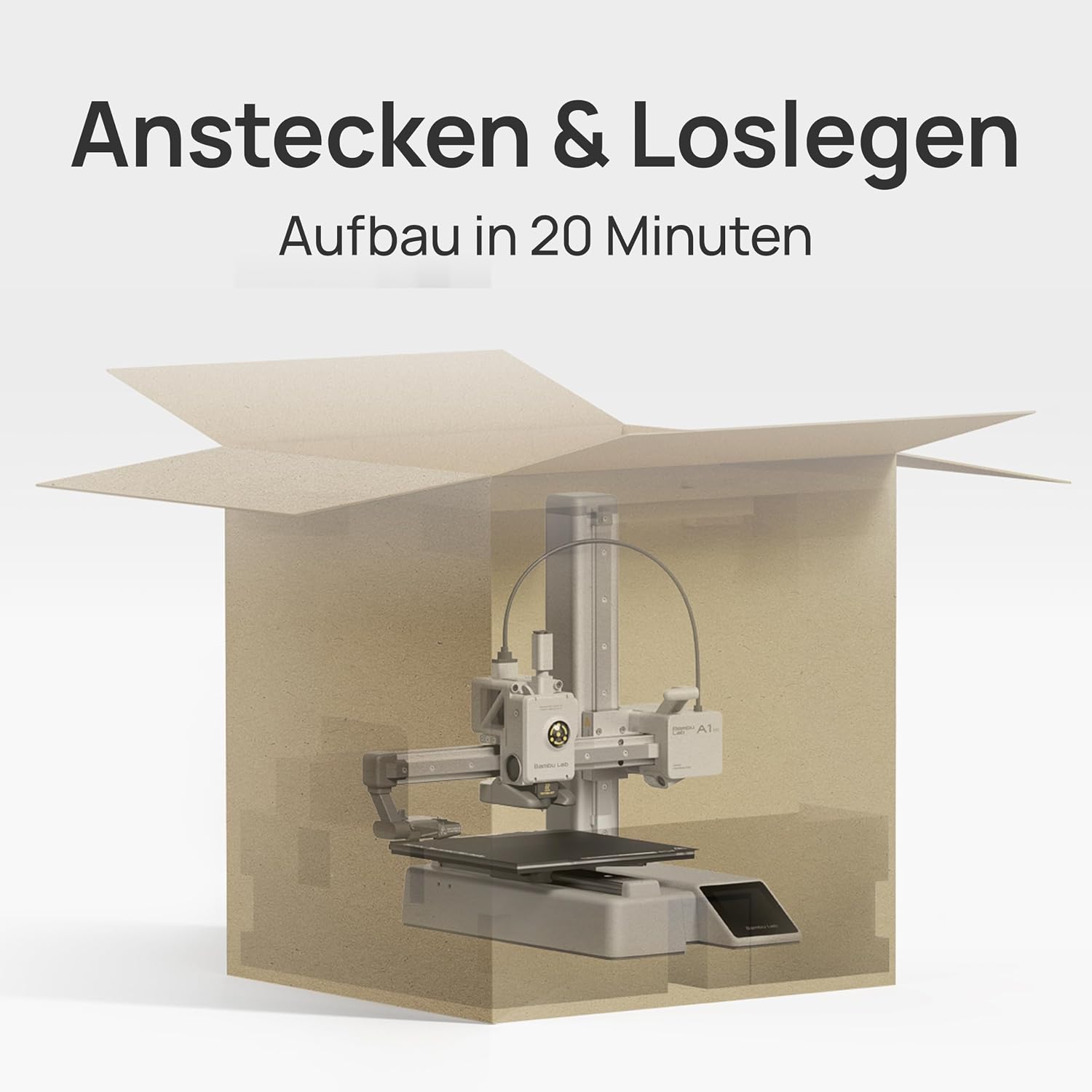 Bambu Lab A1 Mini 3D Printer with LED Lamp Kit – Bild 5