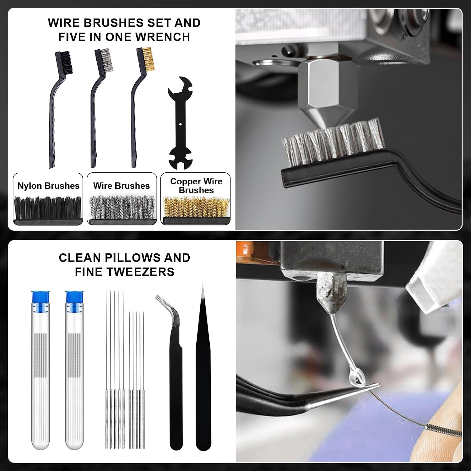 221 Pieces 3D Printer Accessory Kit, 3D Printer Accessories Bring Tool Box Includes Deburring Tool, Suitable for 3D Printing Disassembly, Cleaning and Precision Machining of Tool Boxes – Bild 6