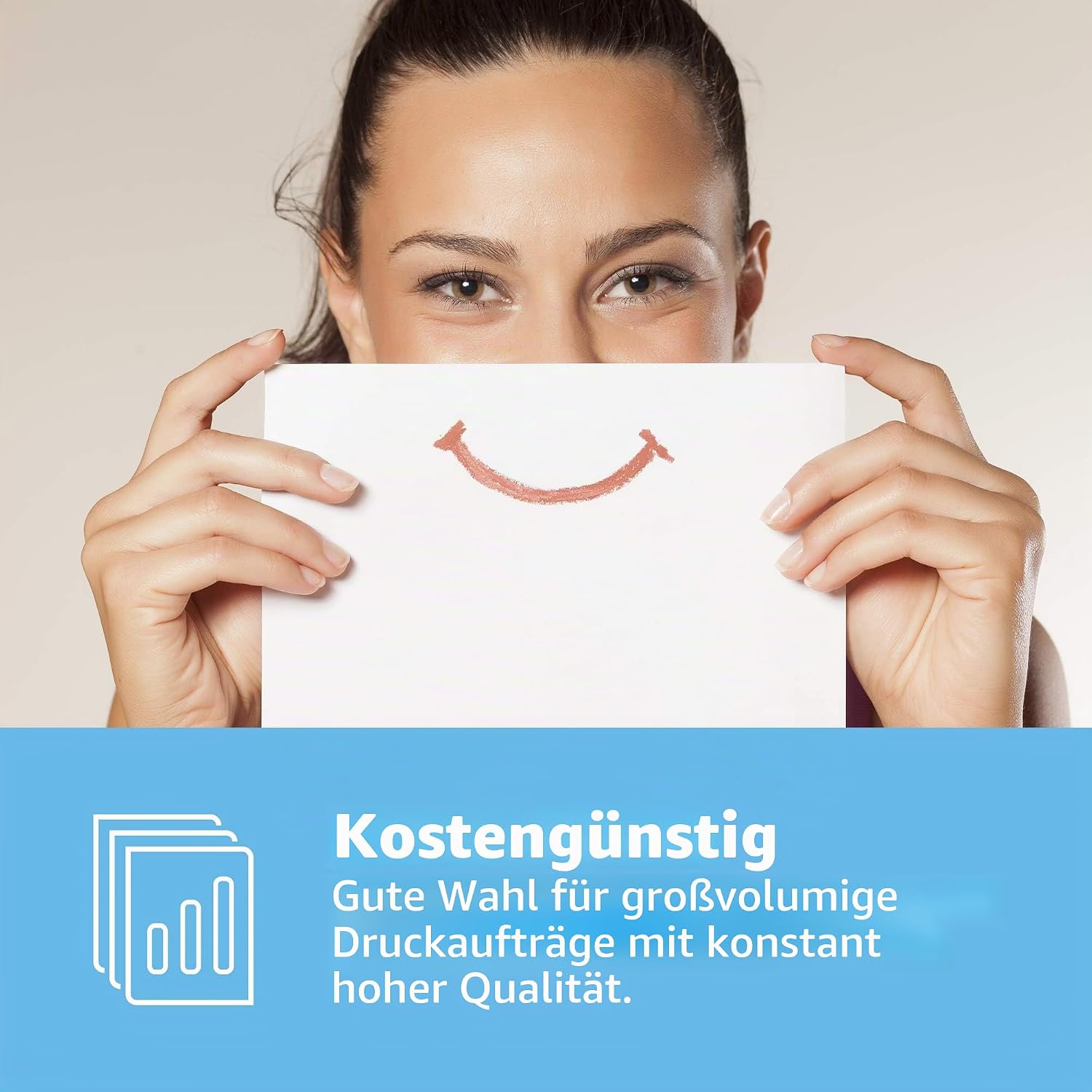 HP Office CHP110 Copier Paper: 80 g DIN A4, 2500 Sheets (5 x 500) Matte, White, All-Round Copier Paper for Office RH98112 – Bild 4