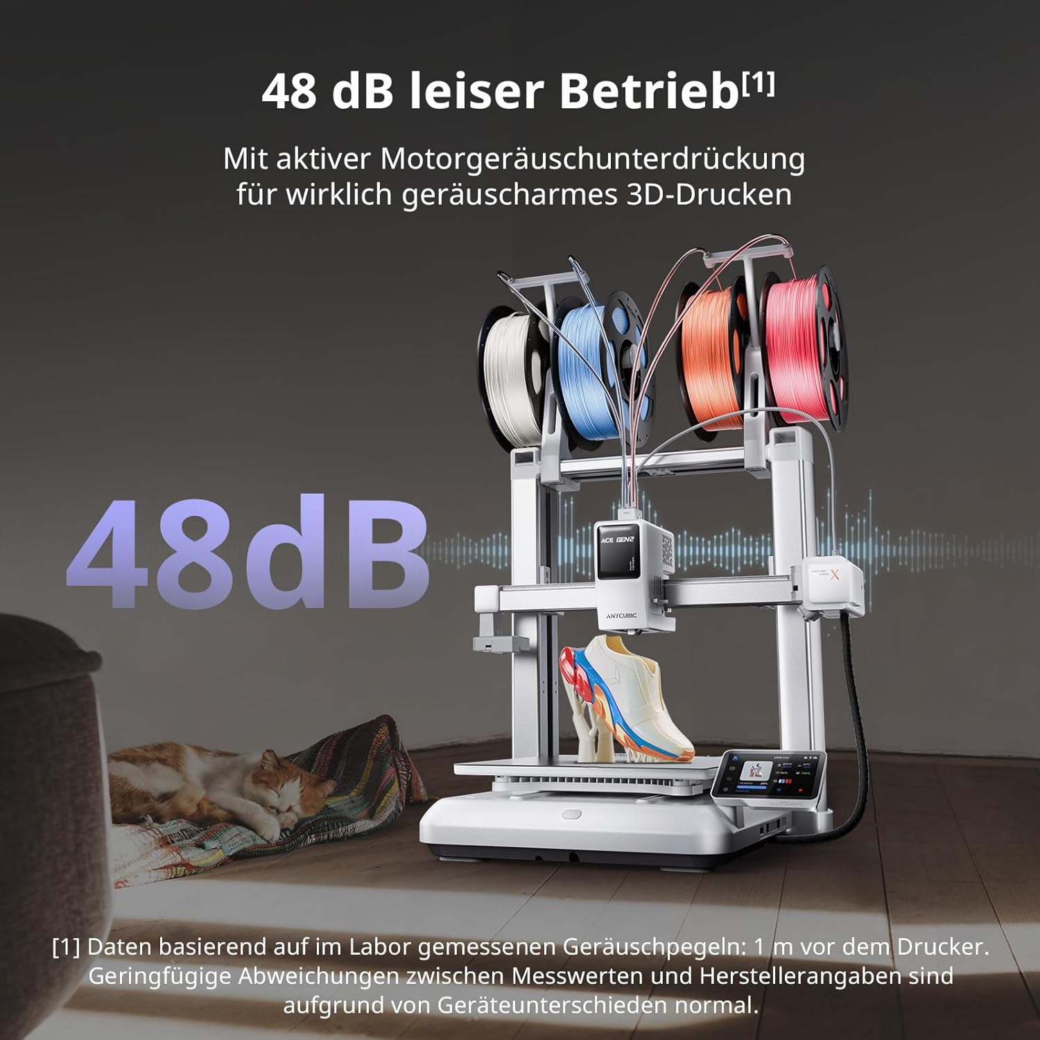 Anycubic Kobra X 3D printer, 300°C Hotend Multi-color Printing – Bild 7