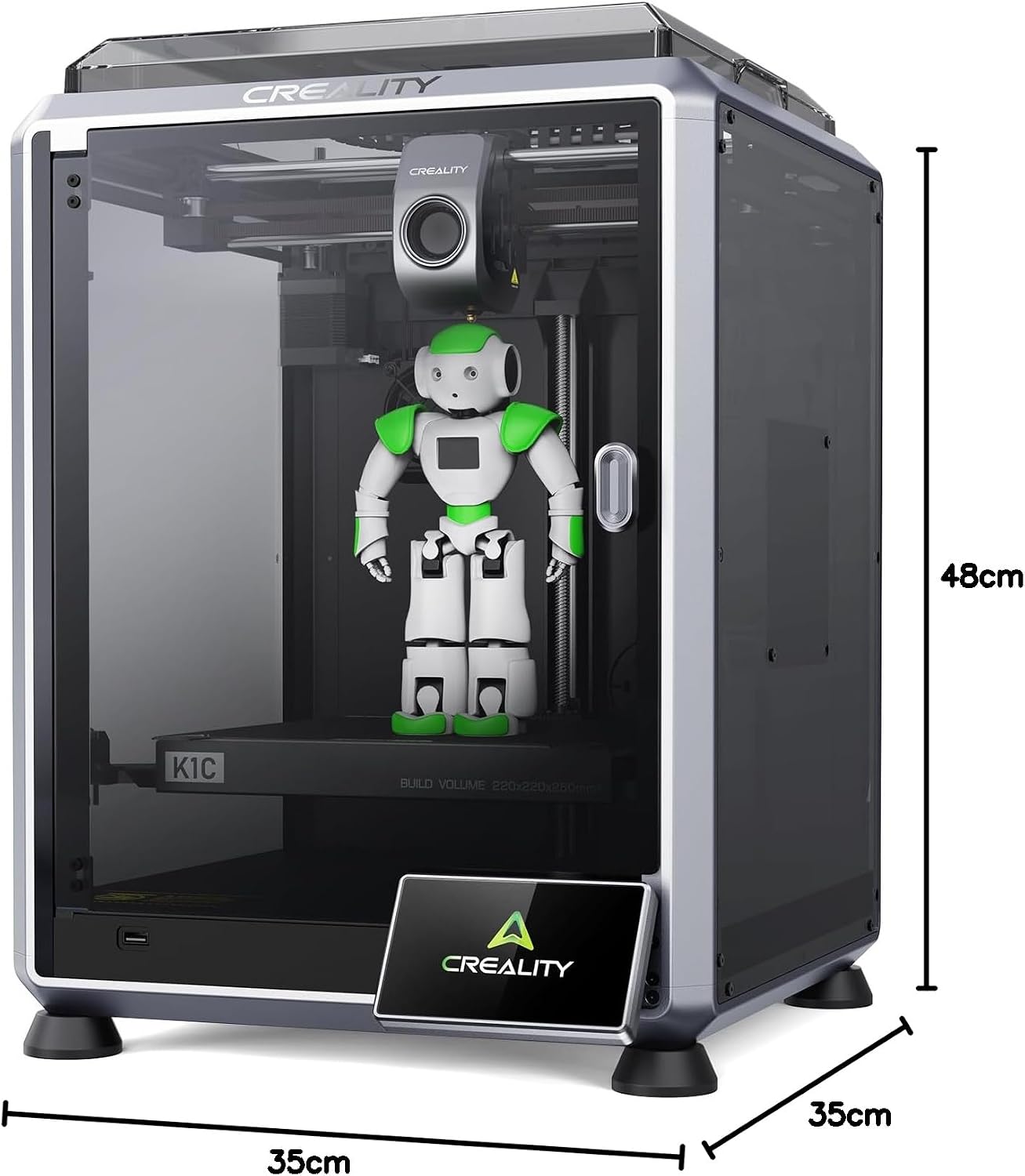 Creality K1C 2025 3D Printer CoreXY 600mm/s AI Camera – Bild 10