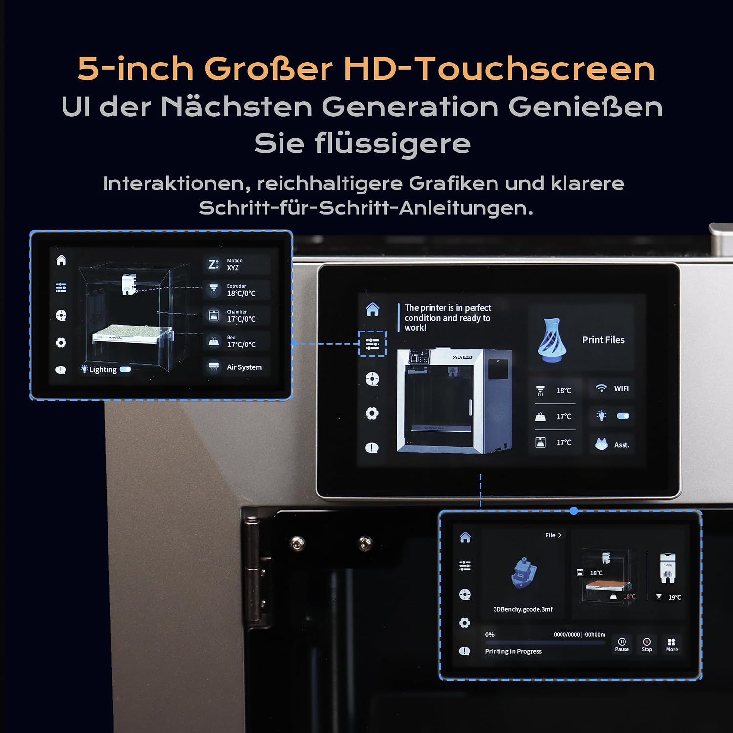 QIDI MAX4 Combo 3D Printer with QIDI Box, 390 x 390 x 340 mm Large Volume – Bild 8