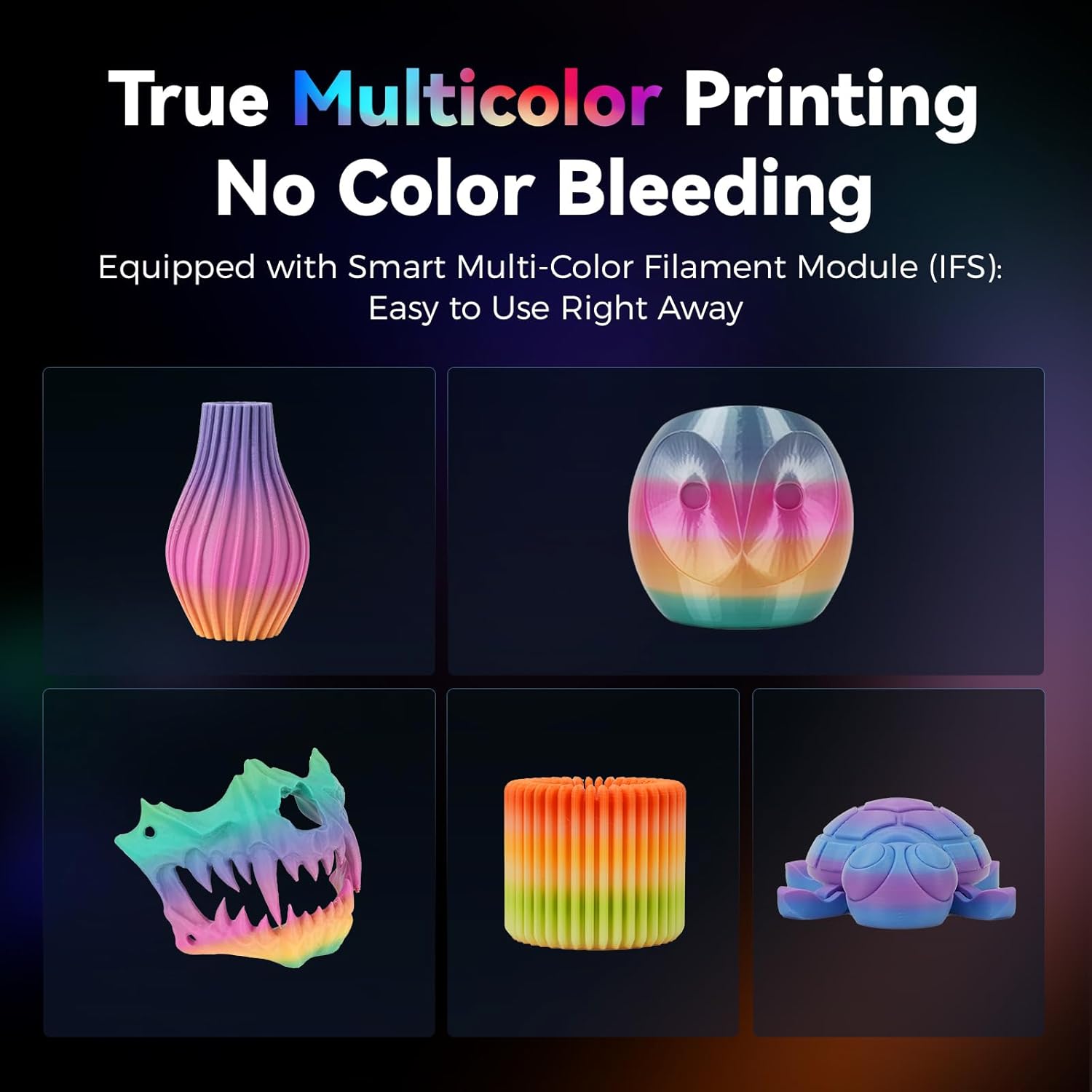 Flashforge Adventurer 5 x 3D Printer with Multicoloured Printing, Adjustable with IFS, AD5X 3D Printer for Multiple Materials, Fully Automatic Levelling, Maximum Speed: 600 mm/s, Supports PETG CF – Bild 7