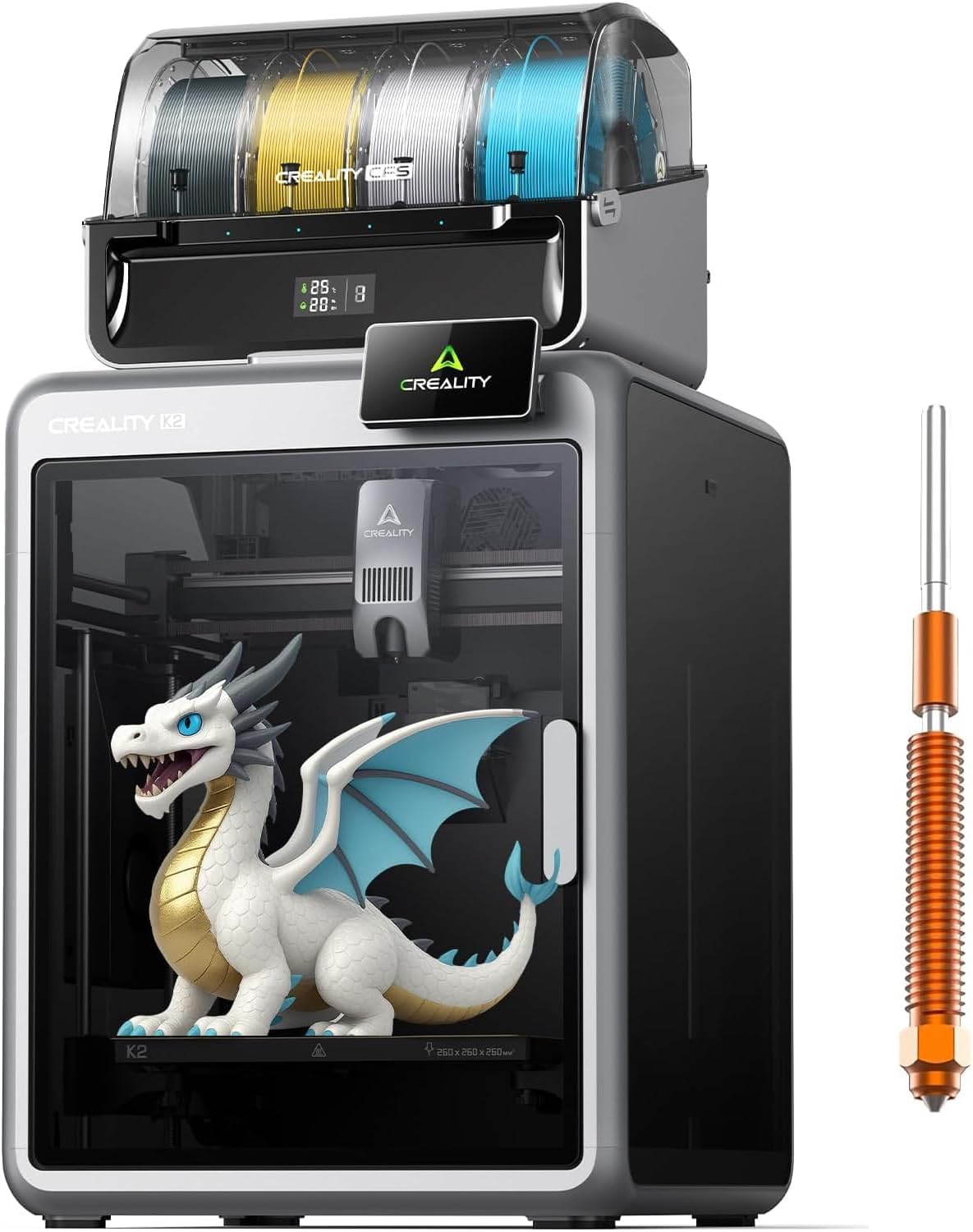 Creality K2 Combo (A) 3D Printer with CFS | Multicoloured Printing