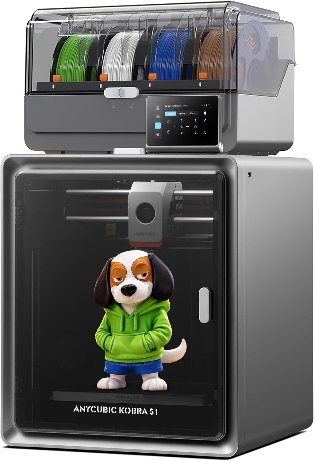 ANYCUBIC Kobra S1 ACE 2 Pro Combo 3D-Drucker, Stabil und Leise