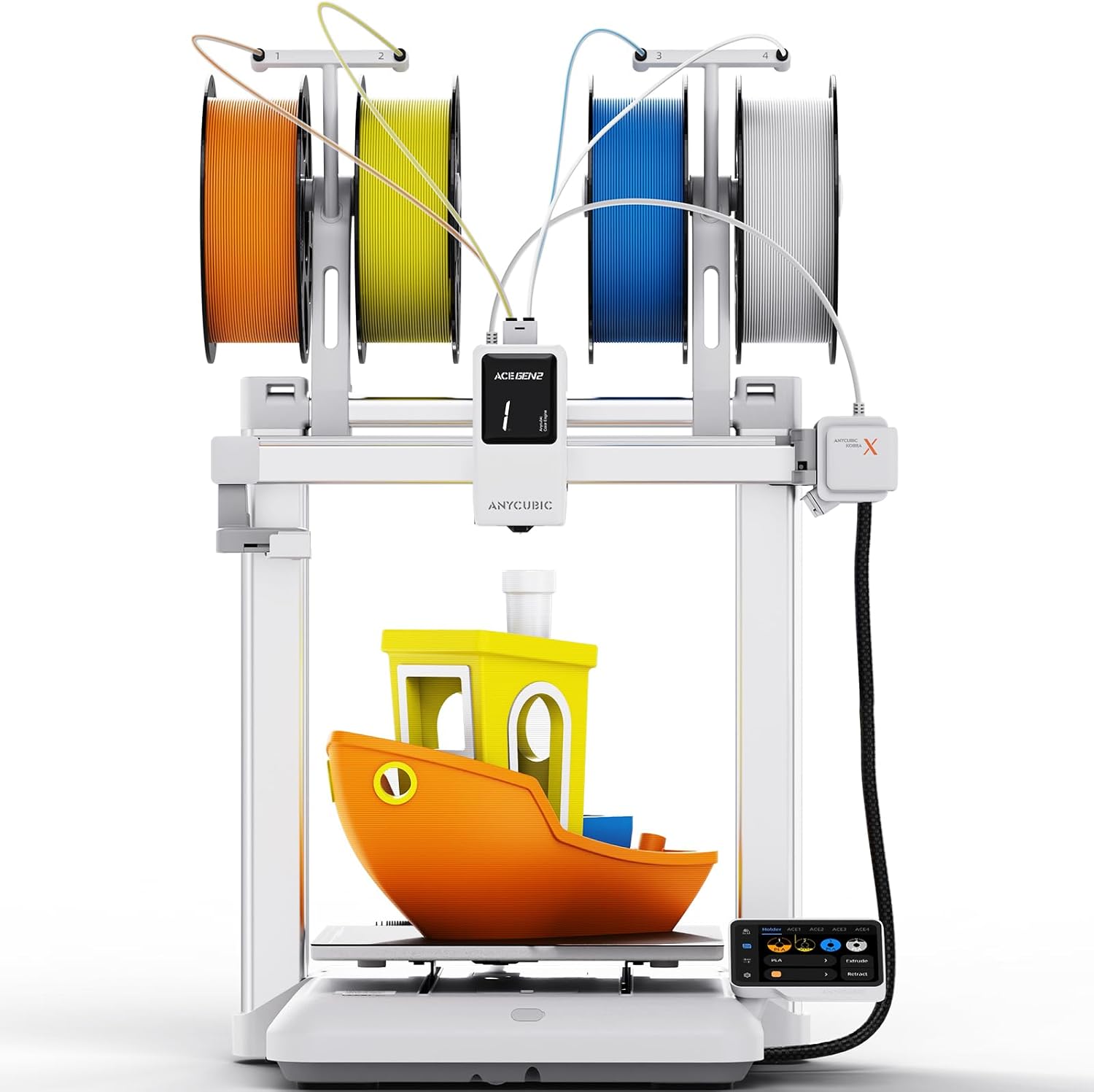 Anycubic Kobra X 3D printer, 300°C Hotend Multi-color Printing