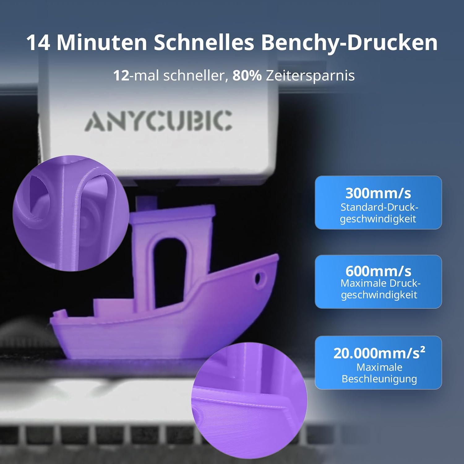 Anycubic Kobra X Combo 3D Printer, 600 mm/s High Speed – Bild 6