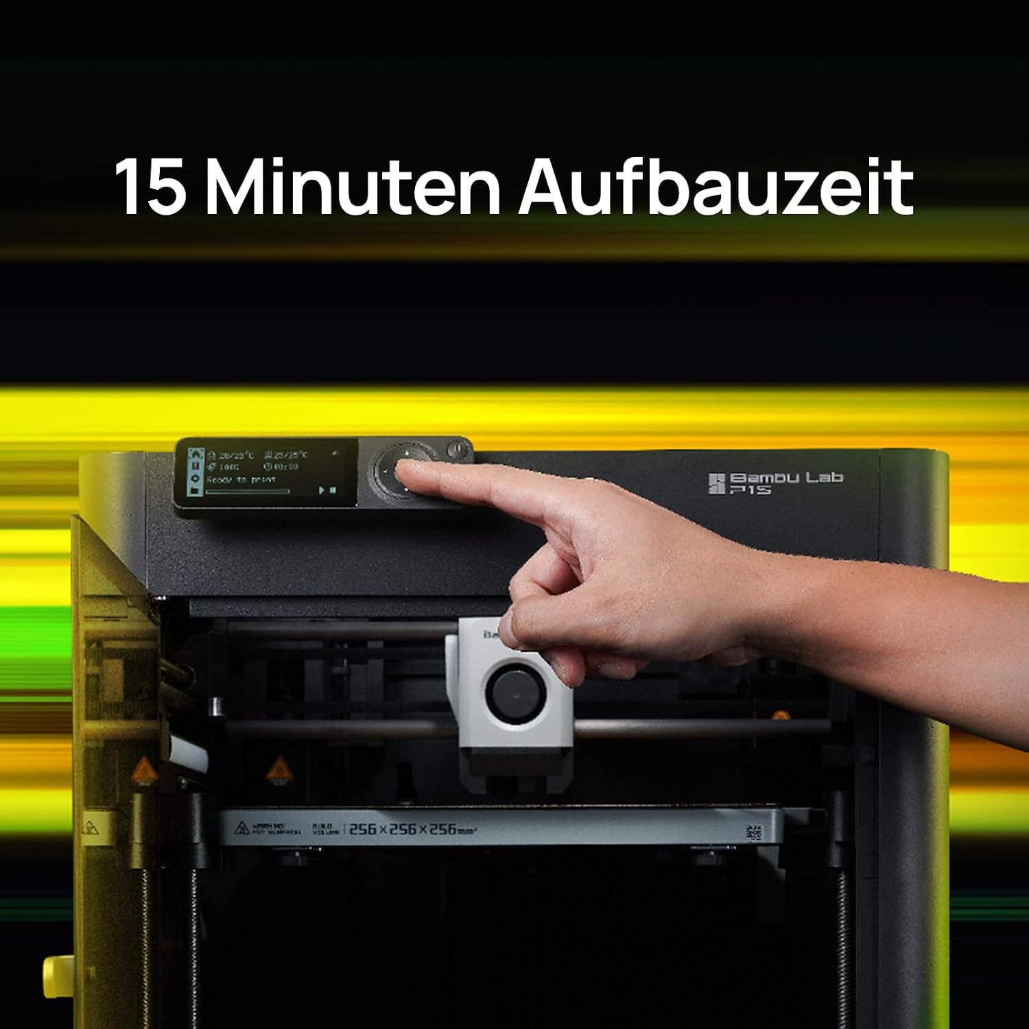 Bambu Lab P1S 3D Printer Car Bed Levelling High Precision Printing – Bild 5
